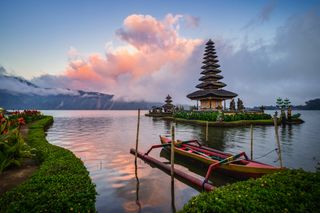 Pura Ulun Danu Bratan in Bali, Indonesia