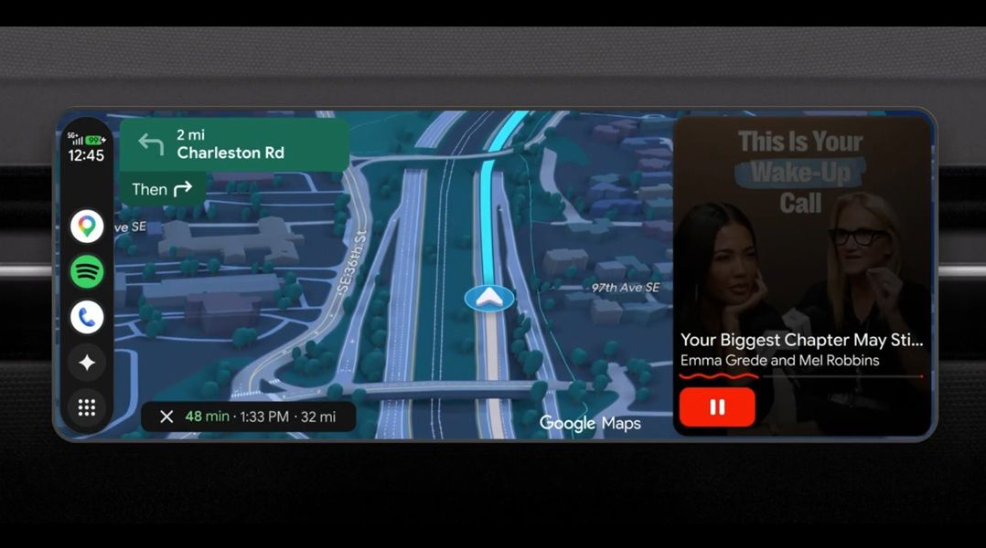 Android Auto's new updates will bring a video-to-audio transition for users who start driving while watching a video.