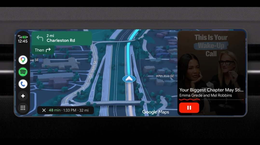 Android Auto's new updates will bring a video-to-audio transition for users who start driving while watching a video.