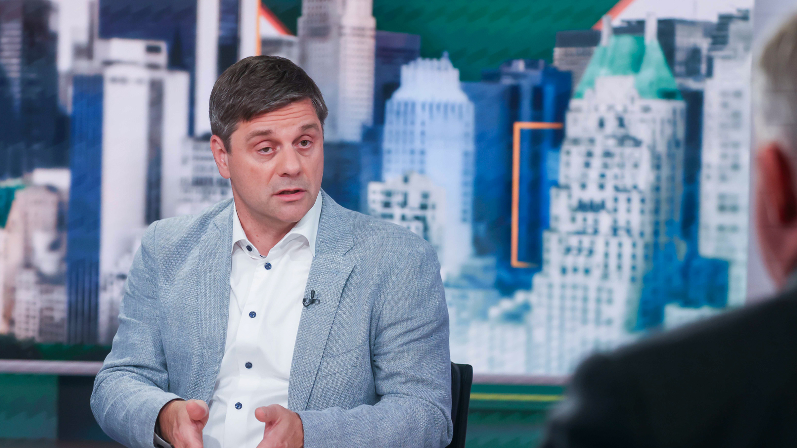 Brian Rolapp speaks during a Bloomberg interview