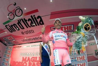 Spain's Joaquim Rodriguez (Katusha) continues to lead the Giro d'Italia.