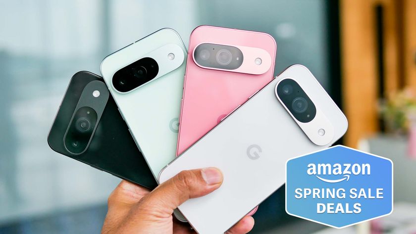 Pixel 9 with Amazon Spring Sale badge.