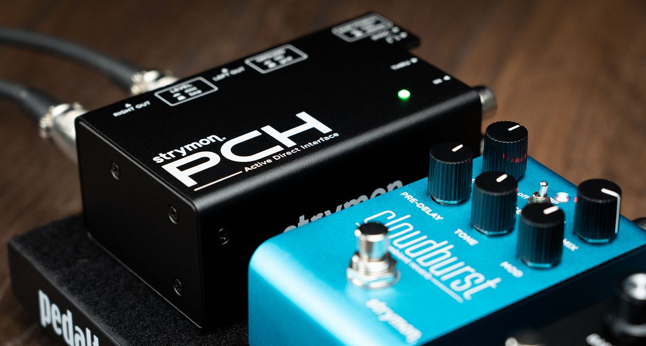 Strymon PCH Active Direct Interface: the little black box from the digital effects powerhouse offers routing for sending your signal direct from a pedalboard to a PA or FRFR speakers, and it has a headphones output for silent monitoring.