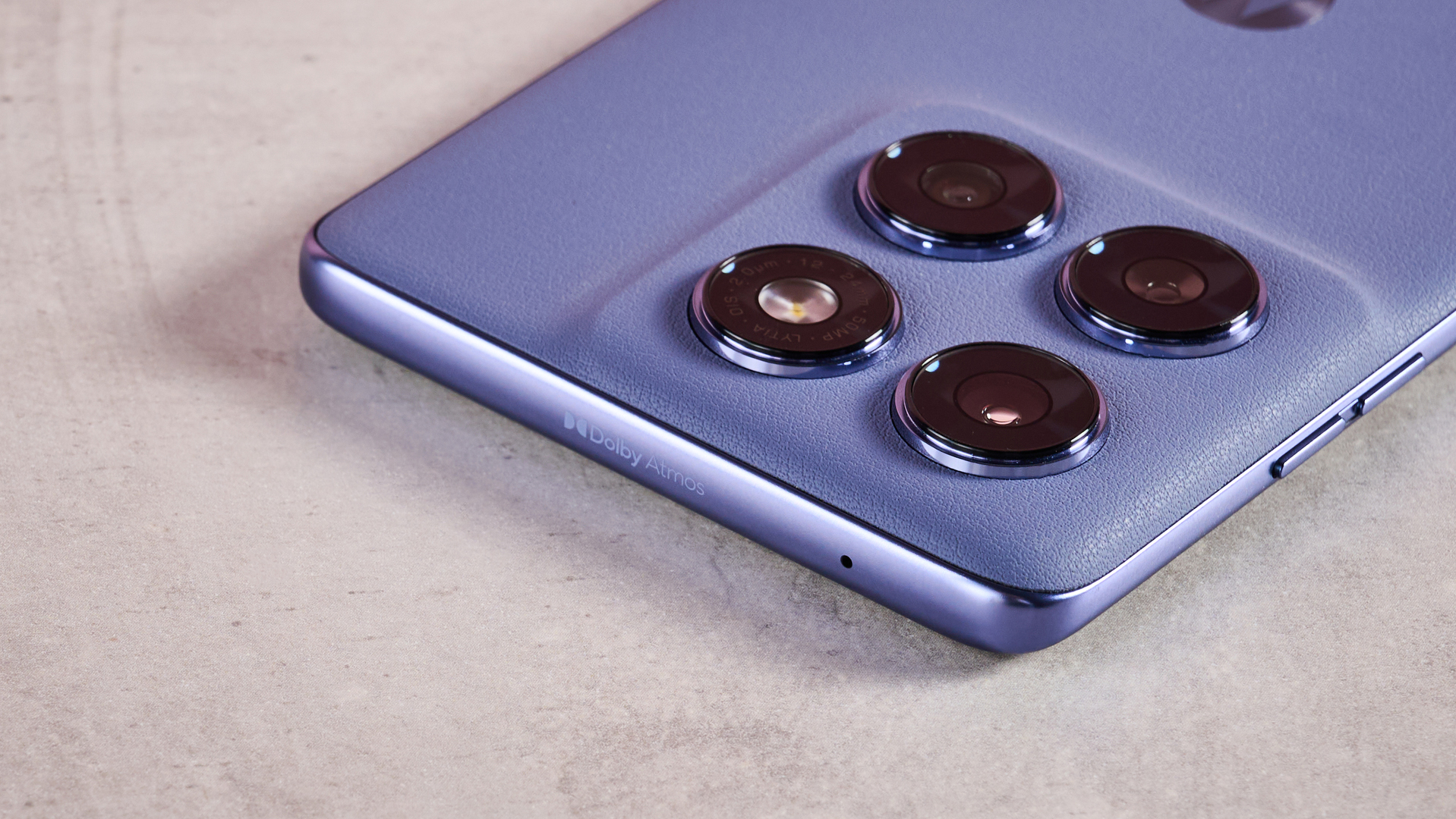 Cameras on the back of the Motorola Edge 60 Fusion