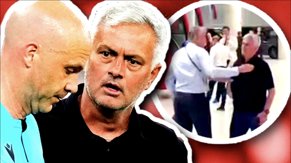 What Really Happened Between Jose Mourinho And Referee Anthony Taylor After The Europa League 