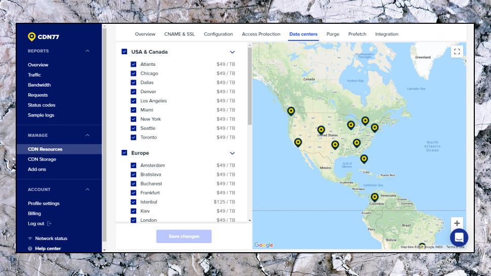 Dashboard Network