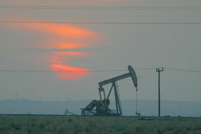 An oil pump in Saudi Arabia