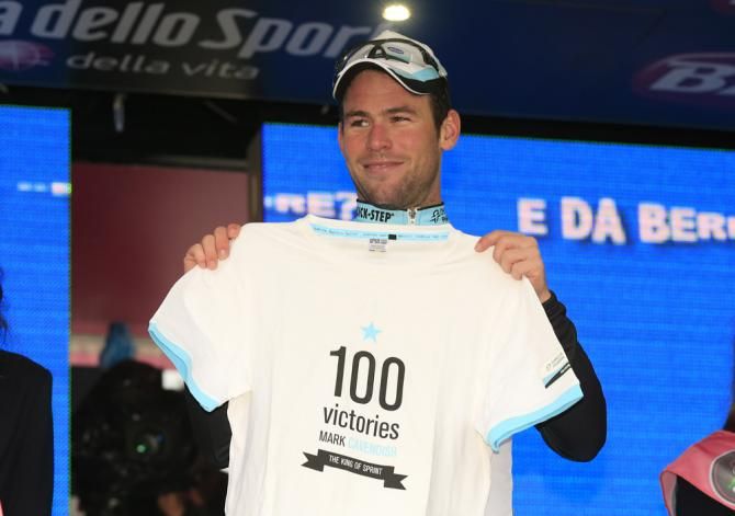 Club 100: Cavendish picked up his 100th win at the Giro d'Italia
