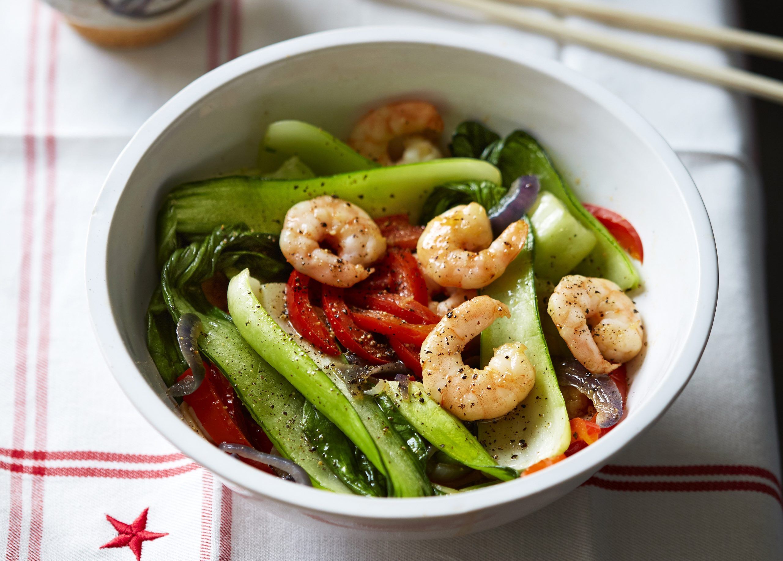 King prawn stir-fry recipe