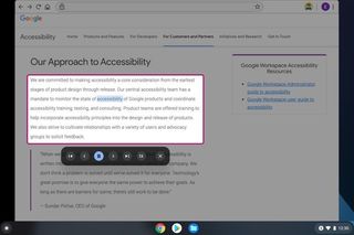 Chrome Os 94 Accessibility Improvements
