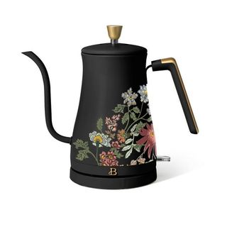 Beautiful 1-Liter Electric Gooseneck Kettle 1200 W, Wildflower by Drew Barrymore, Black