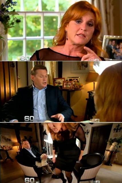 Sarah Ferguson - Sarah Ferguson storms out of Australian interview - Sarah Ferguson interview - Sarah Ferguson 60 minutes interview - Marie Claire - Marie Clarie UK