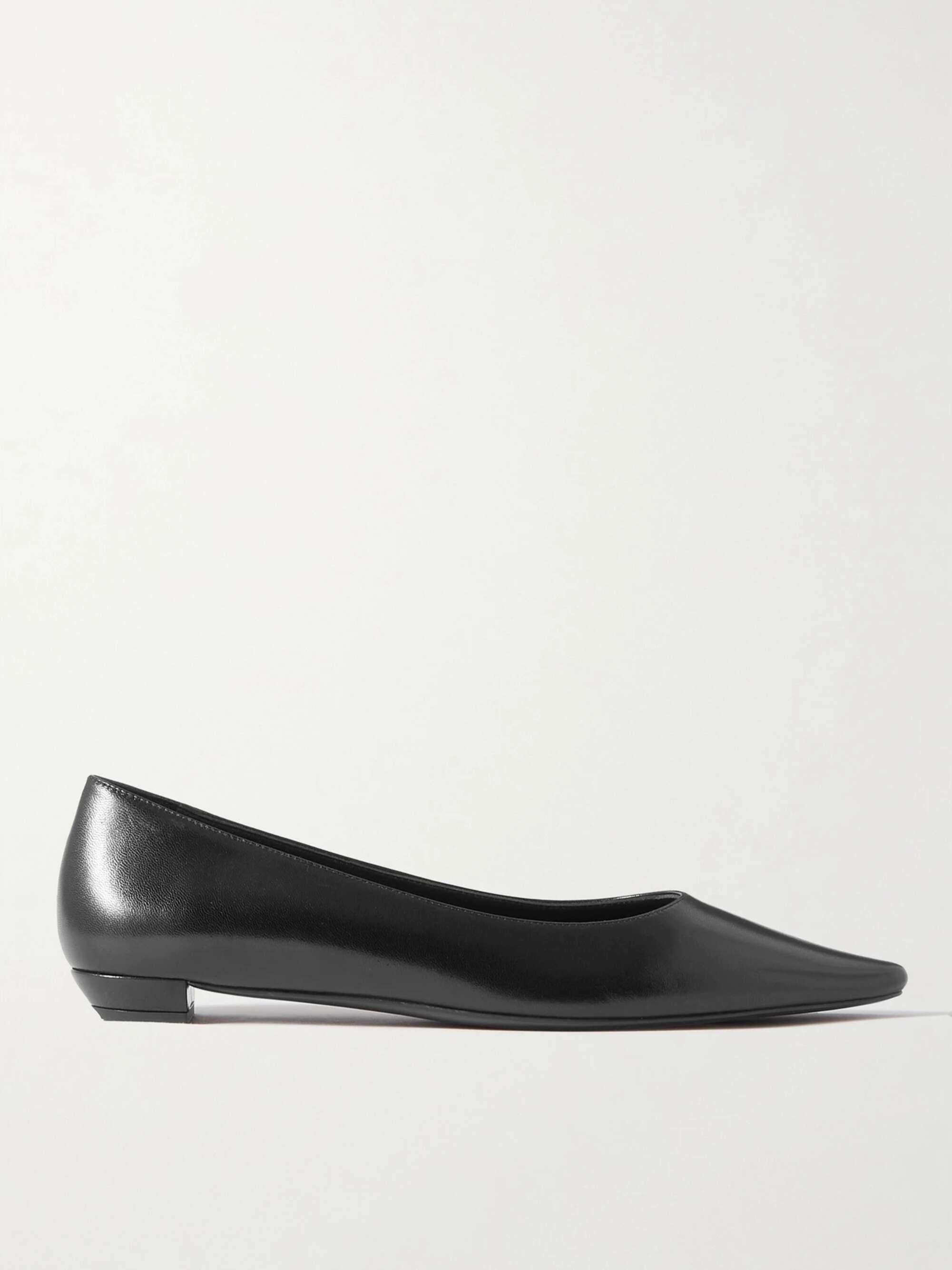 Claudette Leather Point-Toe Flats