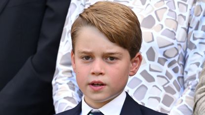 Prince George's latest role explained. Seen here he attends the Men's Singles Final at All England Lawn Tennis and Croquet Club 