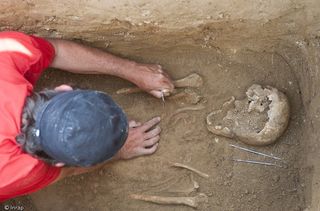 neolithic tomb excavation