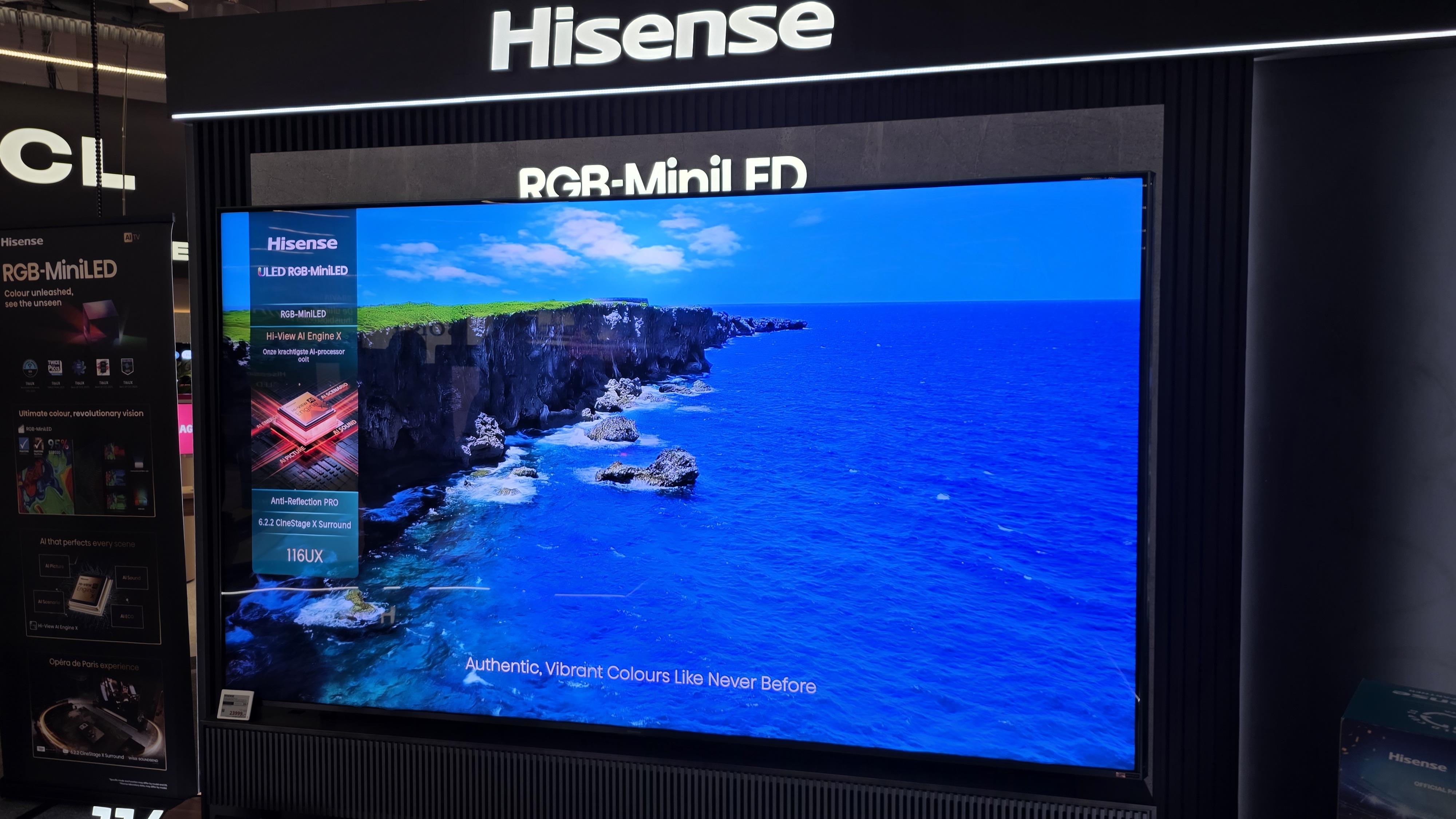 Hisense 116UX RGB mini-LED TV