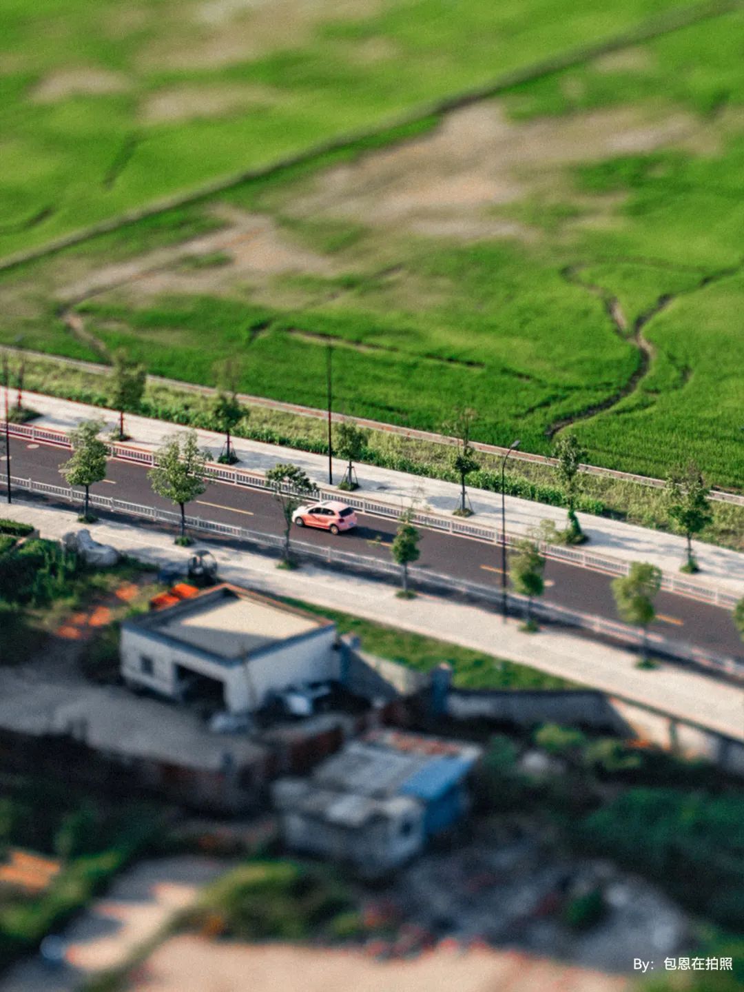 Toy town effect shot using TTartisan 50mm f/1.4 Tilt lens