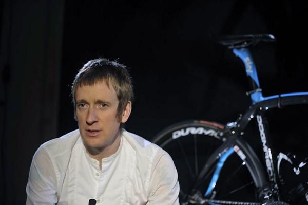 Bradley Wiggins becomes the seventh Briton on the Team Sky roster.