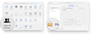 Click User & Groups and then Click on the Lock in the bottom left corner of the window.