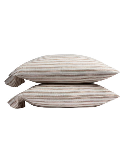 Relaxed Linen Stripe Pillowcase Set 