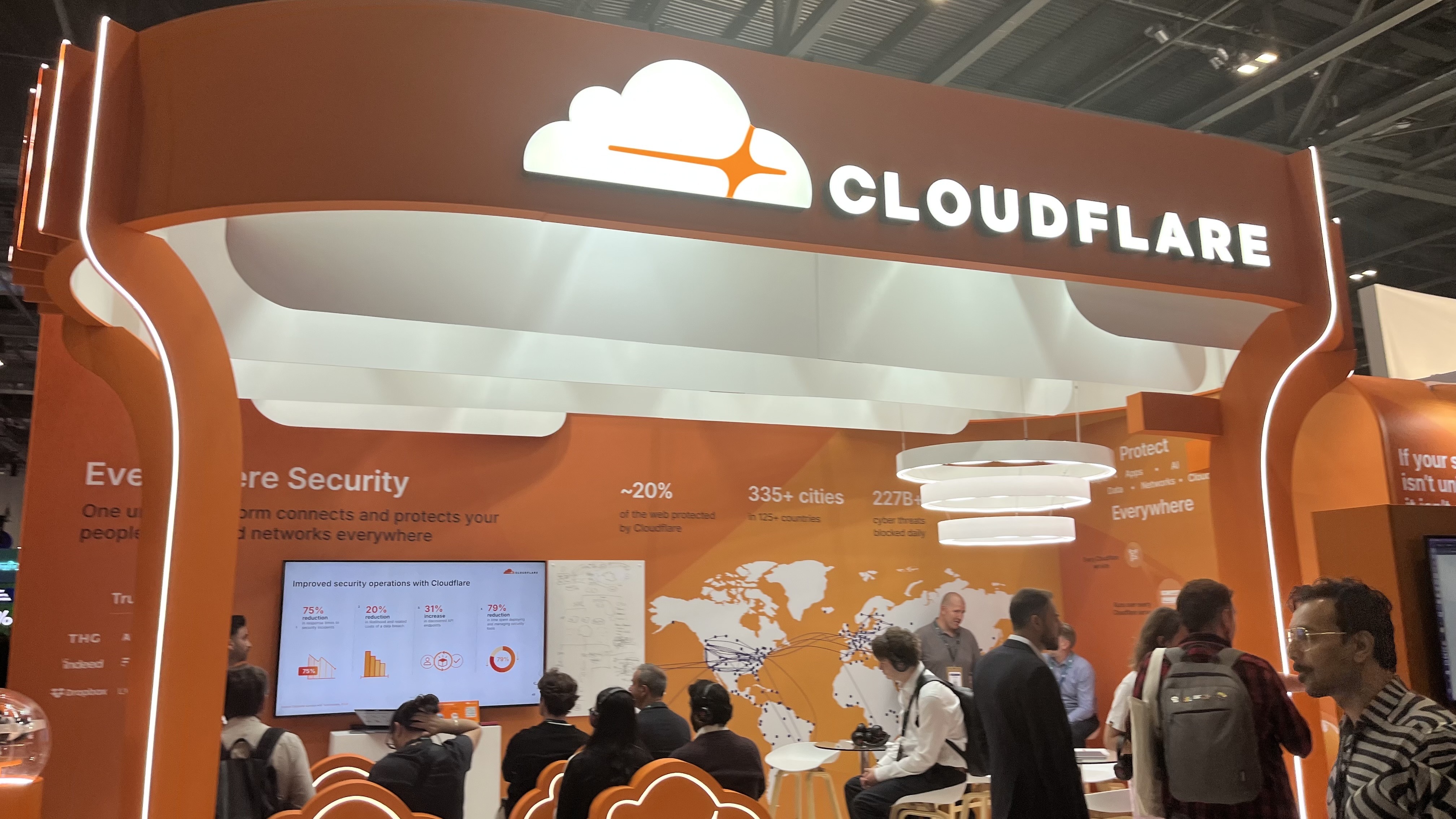 Cloudflare stall at Infosec 2025