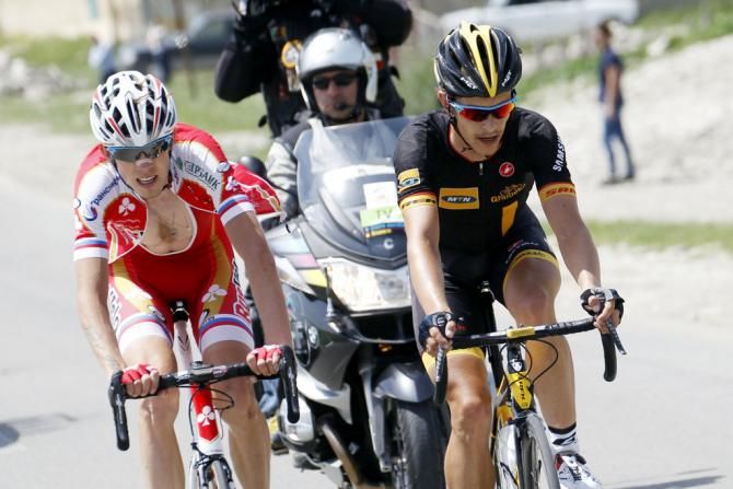 Linus Gerdemann and Ilnur Zakarin