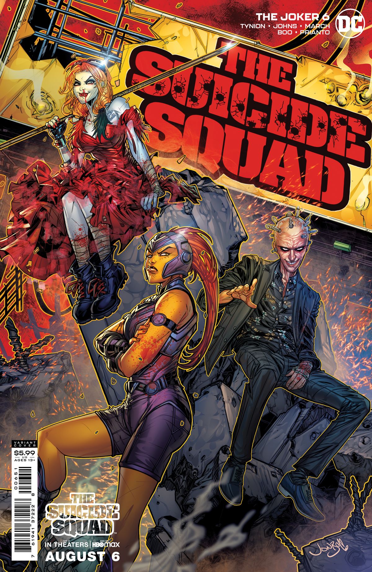 The Suicide Squad movie variant cover
