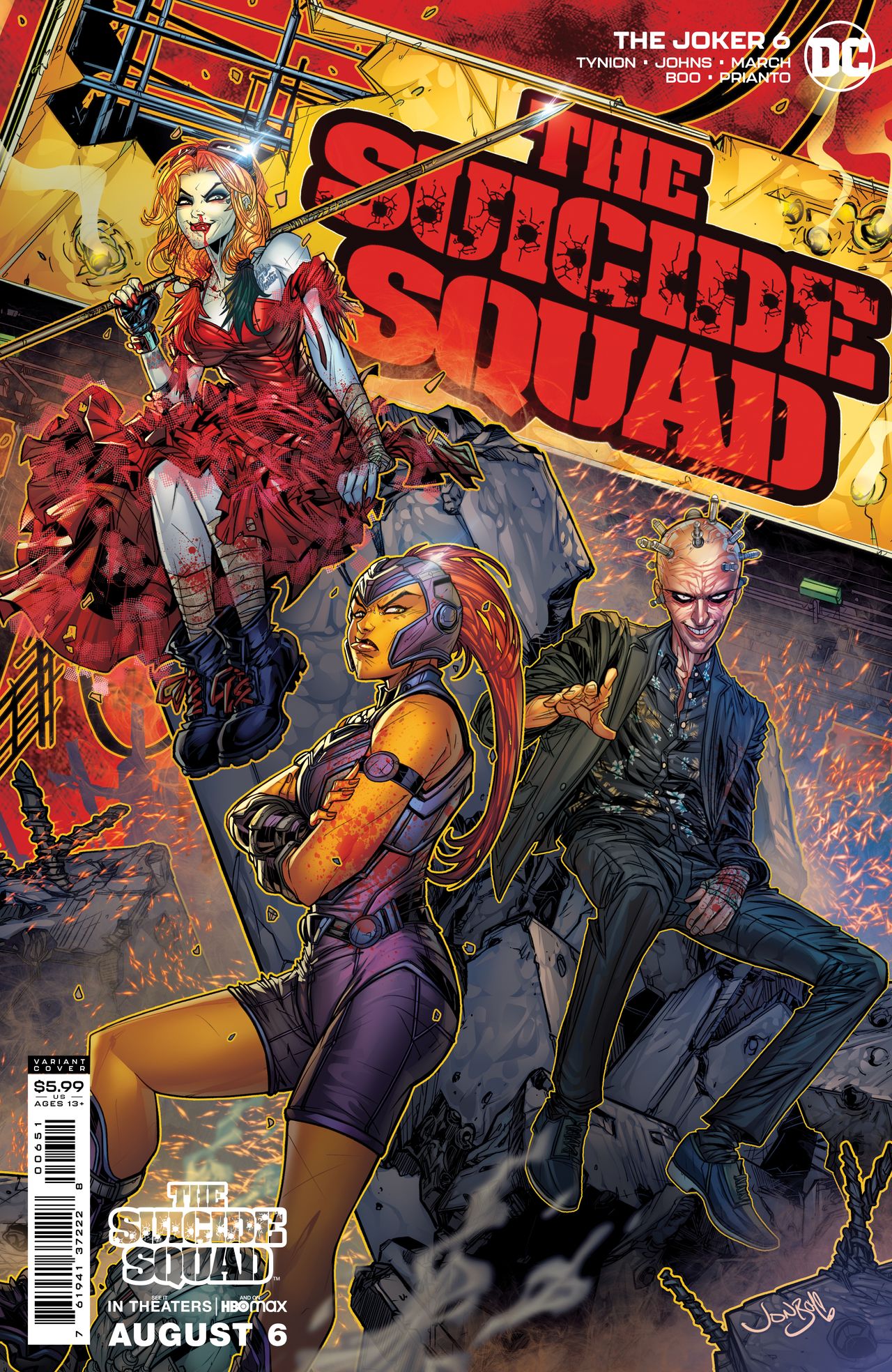 The Suicide Squad movie variant cover