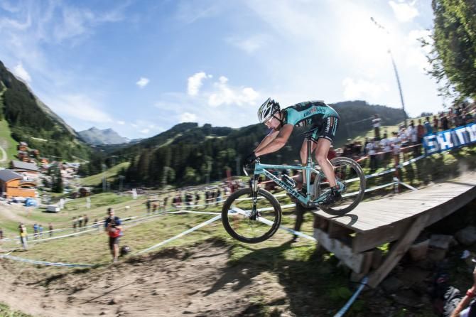 Gerhard Kerschbaumer (i.idro DRAIN-Bianchi) at the Meribel World Cup