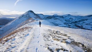 winter hiker