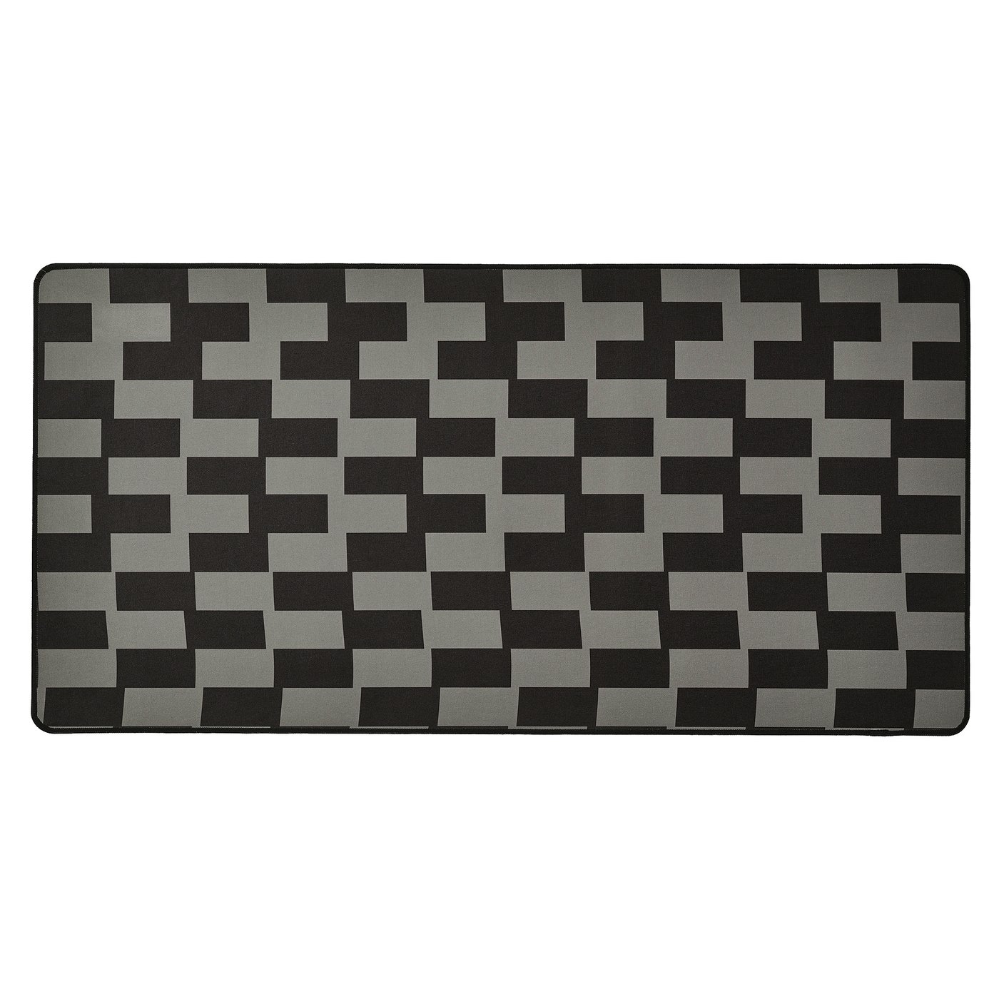 BlÅskata Gaming Mouse Pad - Black/grey Patterned 40x80 Cm
