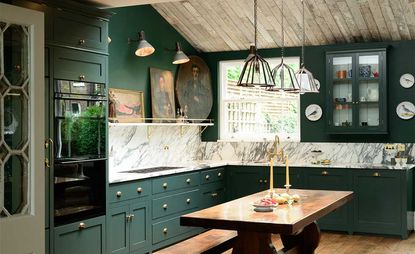 Real home: a dramatic green kitchen makeover | Real Homes
