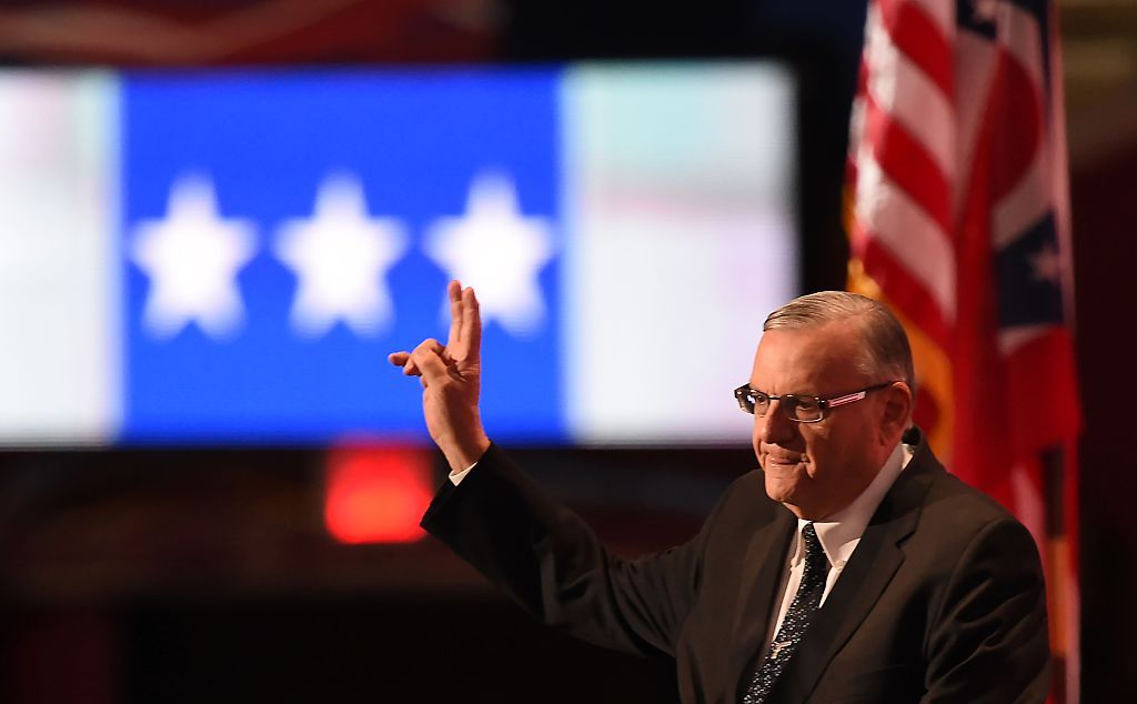 Joe Arpaio endorses Donald Trump at RNC