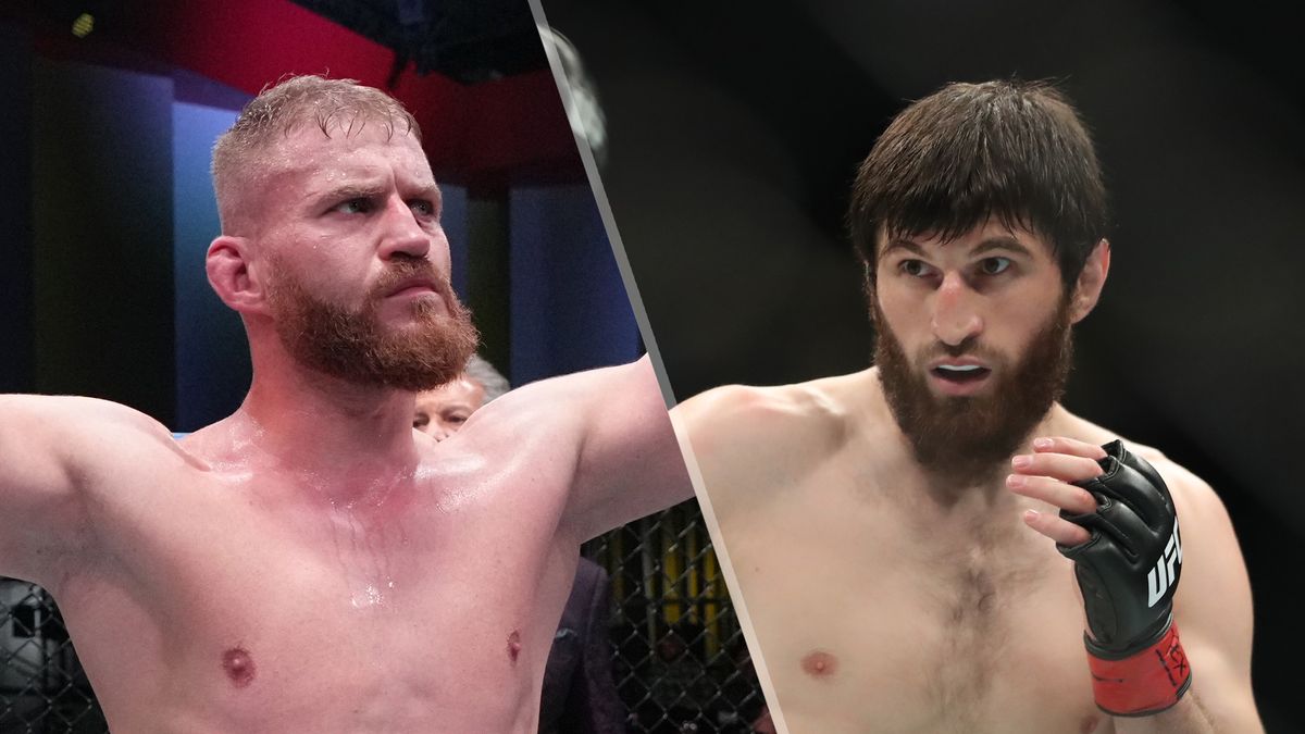 (L to R) Jan Blachowicz and Magomed Ankalaev will face-off in the UFC 282 main event