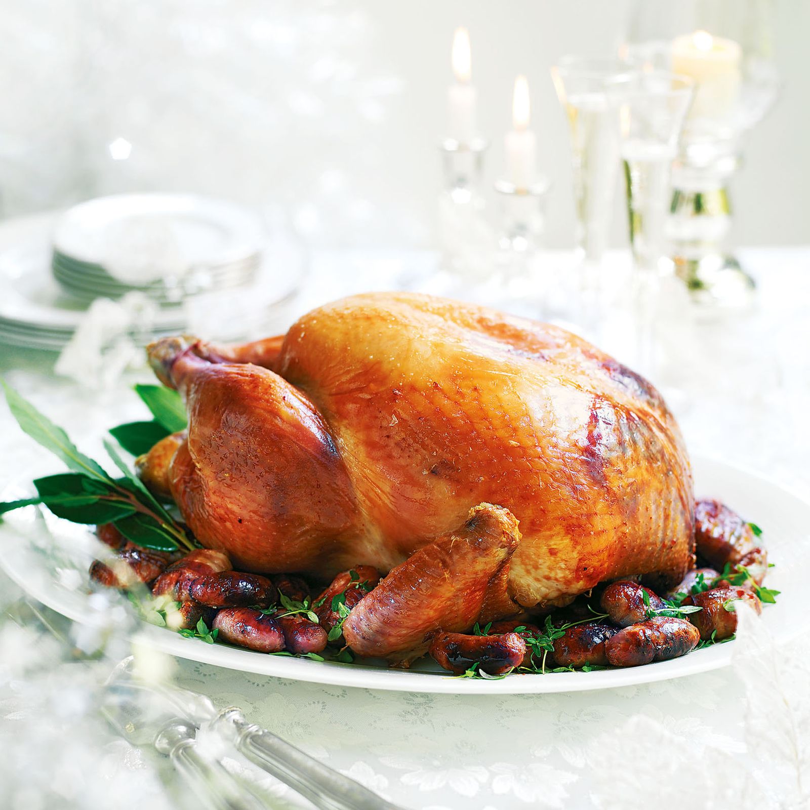 Roast Turkey with Sherry, Pancetta, Anchovy and Rosemary Stuffing ...