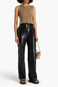 Nanushka Silke faux leather trousers - £630 (was £347, 45% off)
