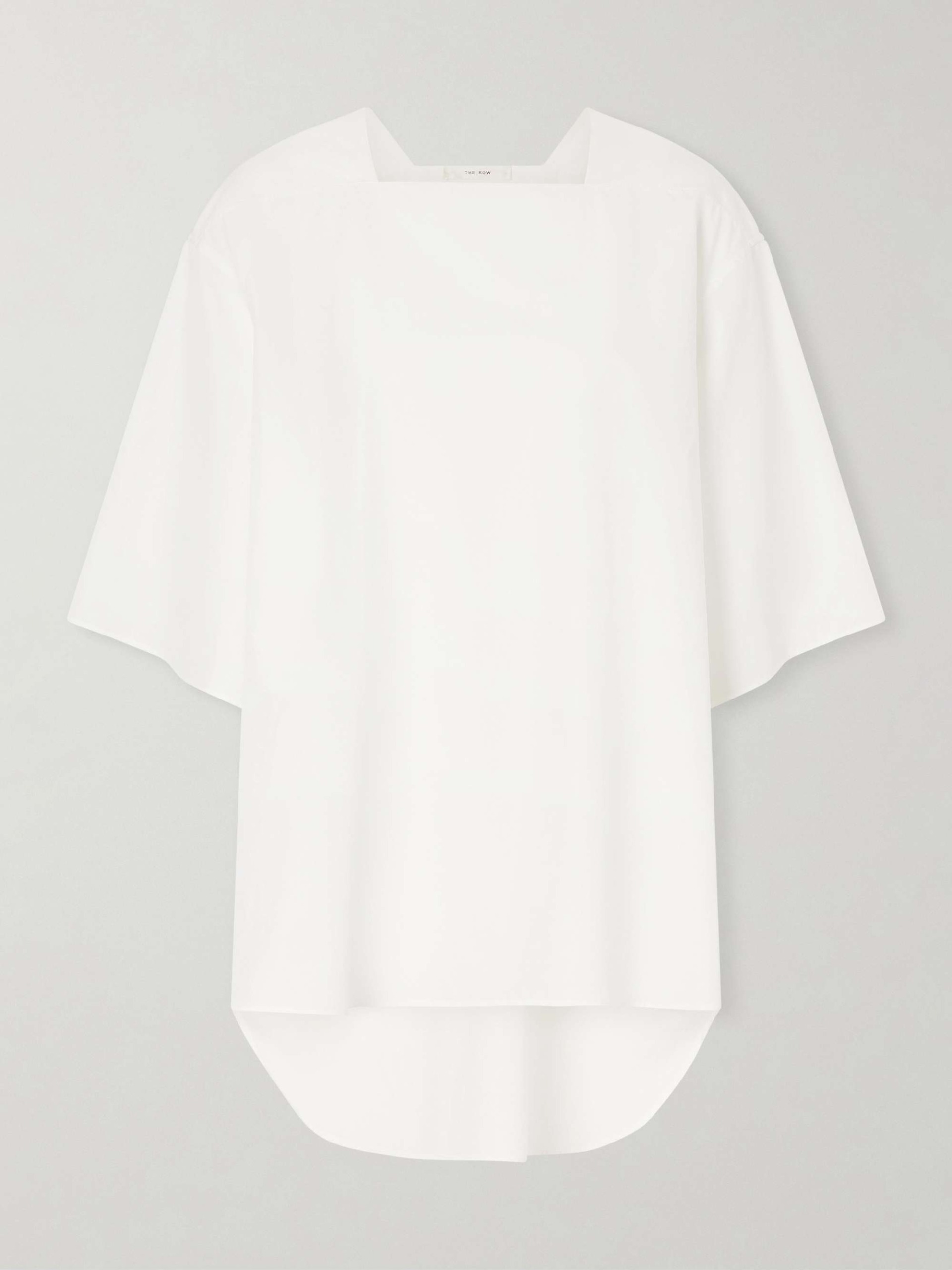 Hamza Oversized Cotton-Poplin Top