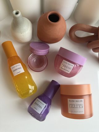 Jamie Schneider testing the best Glow Recipe products