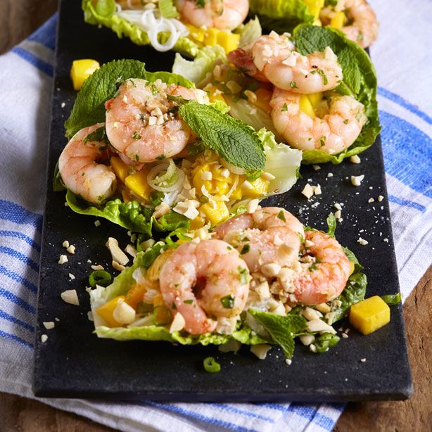 Lettuce Wraps With Vietnamese Style Prawns | Dinner Recipes | Woman & Home