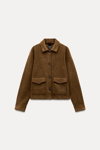 Faux Suede Jacket