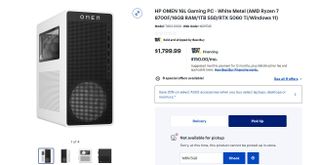 Screenshot of HP Omen 16L PC listing at Best Buy