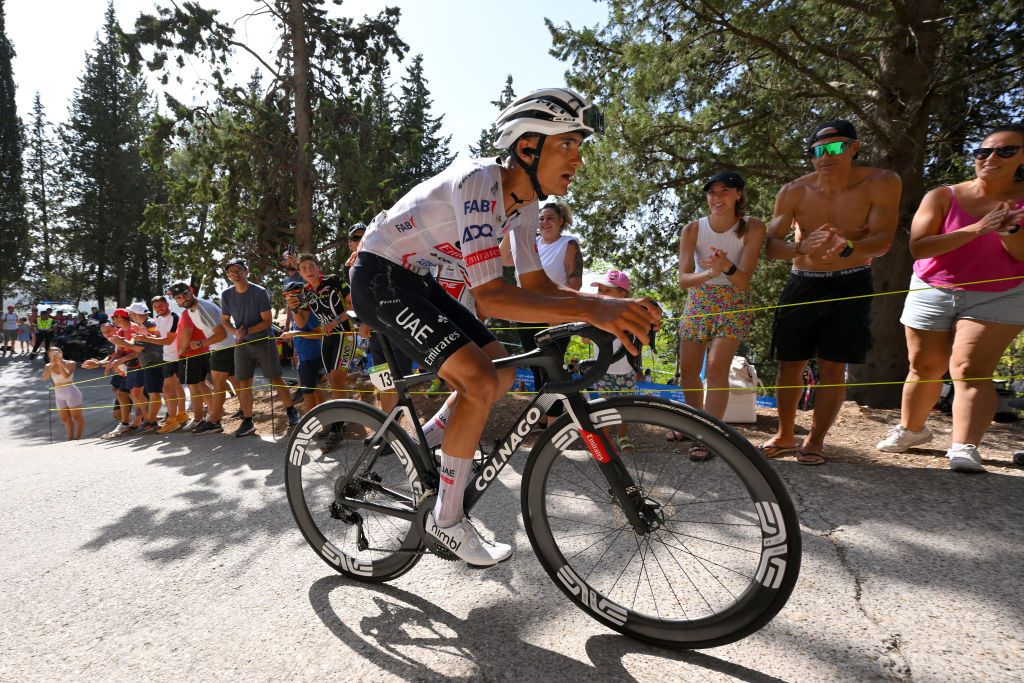 Isaac del Toro (UAE Team Emirates) during the 2024 Vuelta a España