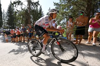 Isaac del Toro (UAE Team Emirates) during the 2024 Vuelta a España