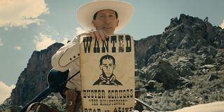The ballad of Buster Scruggs cowboy with wanted poster