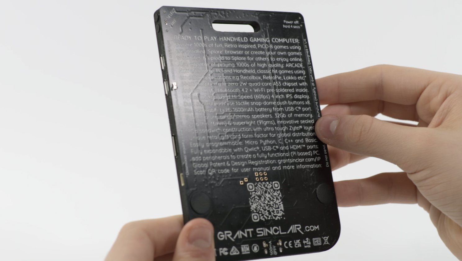 GamerCard is so thin you can see the PCB traces from the back