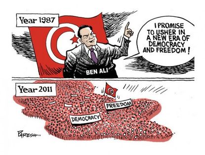 Tunisia follows Ben Ali's plan