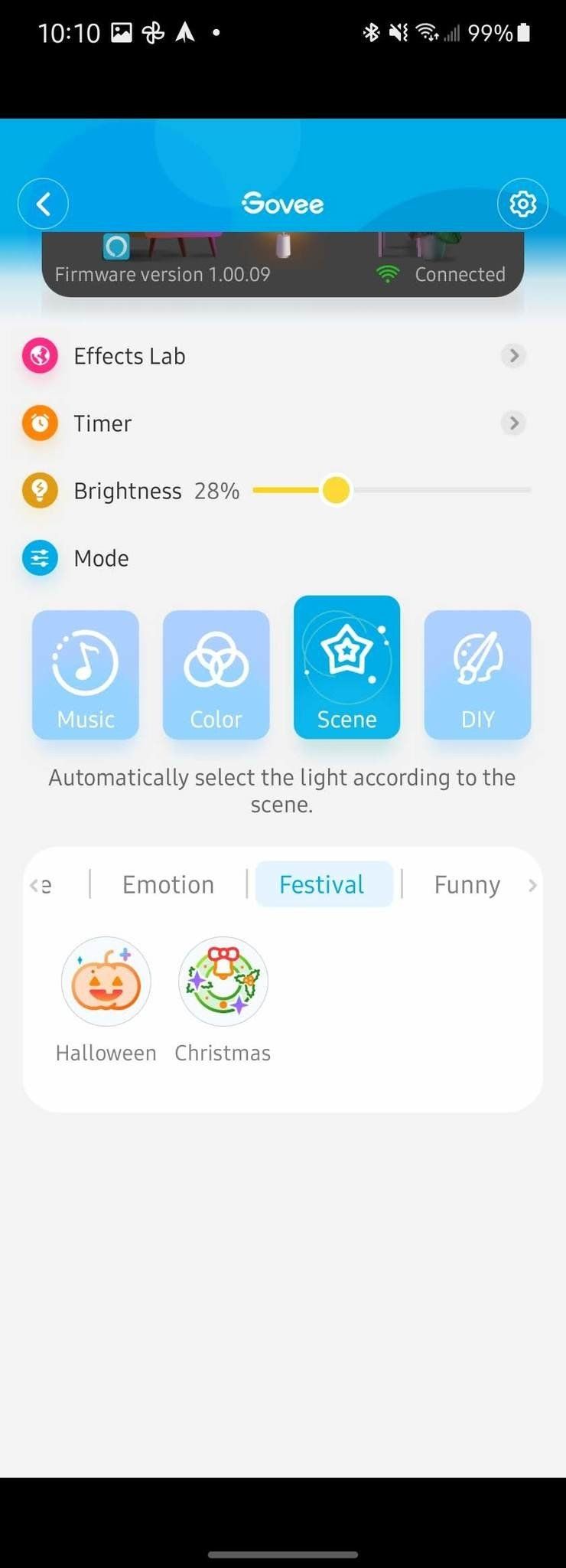 Govee Lyra Corner Floor Lamp Screenshot