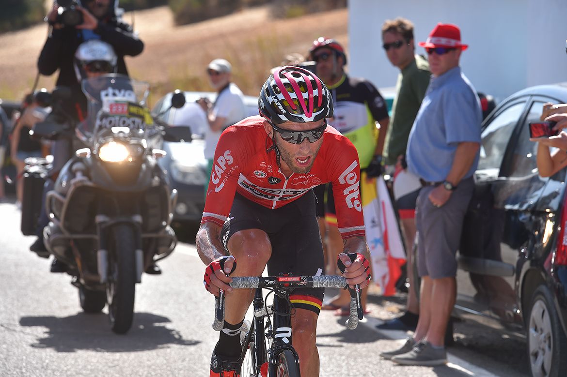 Tomasz Marczynski at the Vuelta a Espa&ntilde;a.