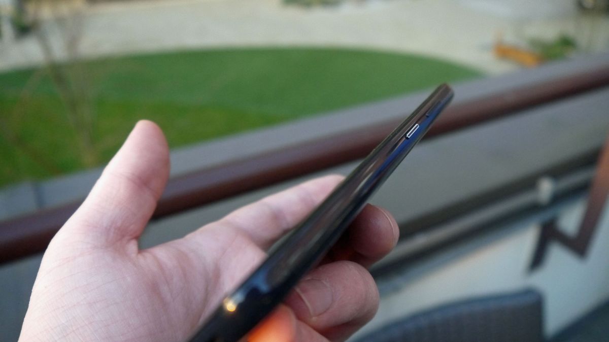 The power button glows for notifications. Image credit: TechRadar