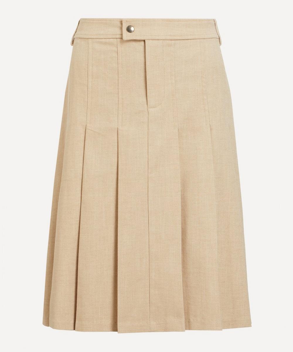 Lai Pleated Midi Skirt